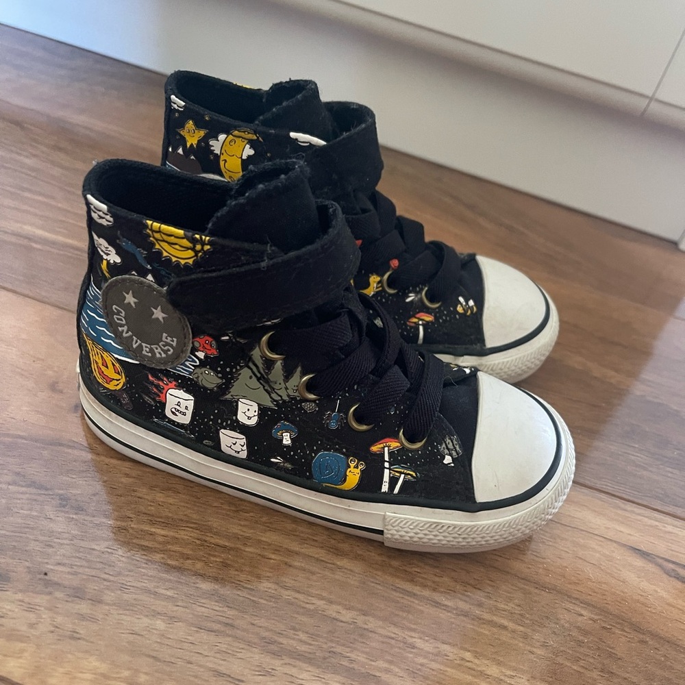 Converse Black High-Top Shoes
